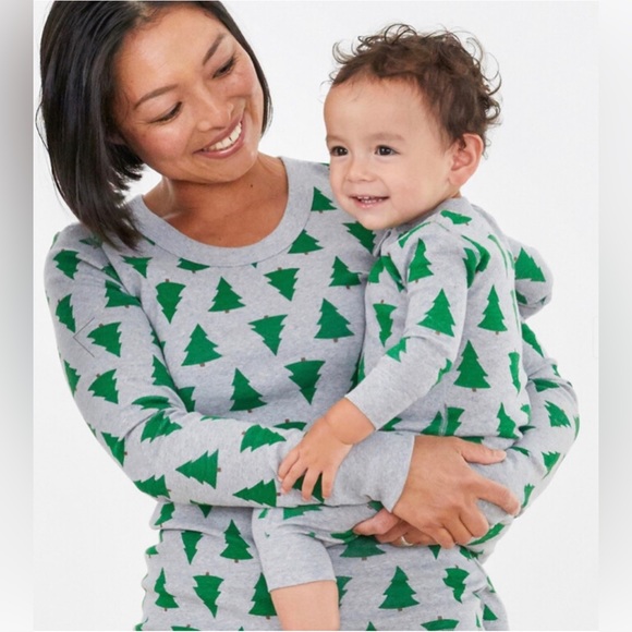 *NWOT* Hanna Andersson / Adult Unisex Tree Tannenbaum Long John Pajama Top / M - Picture 4 of 15